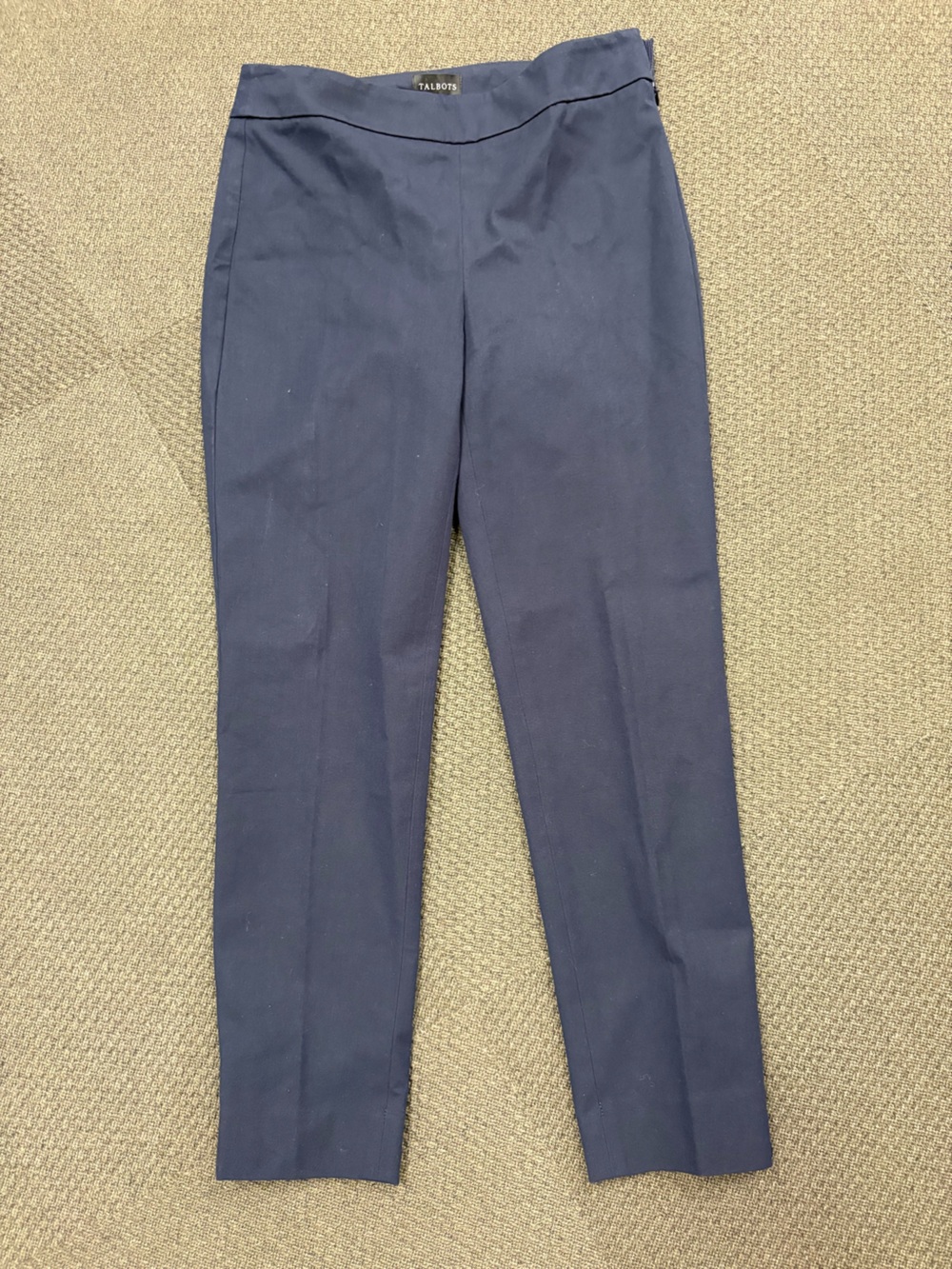 Talbots Navy Straight Dress Pants